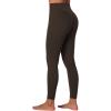 imageSunzel Sunlissia Hidden Butt Lifting Scrunch Workout Leggings for Women Crossover High Waist Yoga Pants with Tummy ControlSeal Brown