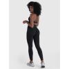 imageSunzel Sustainable Butt Lifting Leggings for Women No Front Seam High Waist Tummy Control Booty Sculpting Workout Yoga PantsBlack