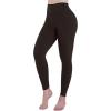 imageSunzel Sustainable Butt Lifting Leggings for Women No Front Seam High Waist Tummy Control Booty Sculpting Workout Yoga PantsSeal Brown