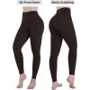 imageSunzel Sustainable Butt Lifting Leggings for Women No Front Seam High Waist Tummy Control Booty Sculpting Workout Yoga PantsSeal Brown