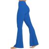 imageSunzel Womens Flare Leggings No Front Seam Flare Yoga Pants with Tummy Control Crossover High Waist  28quot  30quot  32quot  34quotClassic Blue