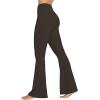 imageSunzel Womens Flare Leggings No Front Seam Flare Yoga Pants with Tummy Control Crossover High Waist  28quot  30quot  32quot  34quotJava Brown