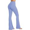 imageSunzel Womens Flare Leggings No Front Seam Flare Yoga Pants with Tummy Control Crossover High Waist  28quot  30quot  32quot  34quotLight Blue