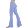 imageSunzel Womens Flare Leggings No Front Seam Flare Yoga Pants with Tummy Control Crossover High Waist  28quot  30quot  32quot  34quotLight Blue