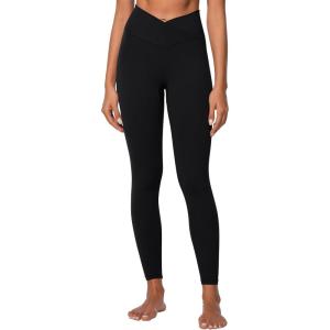 imageSunzel Sunlissia Hidden Butt Lifting Scrunch Workout Leggings for Women Crossover High Waist Yoga Pants with Tummy ControlBlack