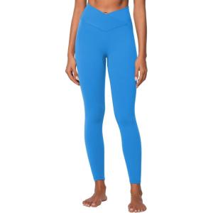 imageSunzel Sunlissia Hidden Butt Lifting Scrunch Workout Leggings for Women Crossover High Waist Yoga Pants with Tummy ControlClassic Blue
