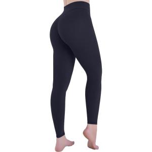 imageSunzel Sustainable Butt Lifting Leggings for Women No Front Seam High Waist Tummy Control Booty Sculpting Workout Yoga PantsAsh Blue