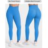 imageSunzel Sunlissia Hidden Butt Lifting Scrunch Workout Leggings for Women Crossover High Waist Yoga Pants with Tummy ControlFrench Blue