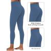 imageSunzel Butt Lifting Scrunch Leggings for Women with Pockets No Front Seam Crossover Workout Booty Yoga Pants Tummy ControlBlue Gray