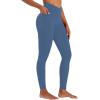imageSunzel Butt Lifting Scrunch Leggings for Women with Pockets No Front Seam Crossover Workout Booty Yoga Pants Tummy ControlBlue Gray