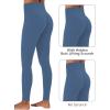 imageSunzel Butt Lifting Scrunch Leggings for Women with Pockets No Front Seam Crossover Workout Booty Yoga Pants Tummy ControlBlue Gray