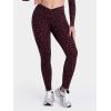 imageSunzel Butt Lifting Scrunch Leggings for Women with Pockets No Front Seam Crossover Workout Booty Yoga Pants Tummy ControlLeopard Chocolate Brown