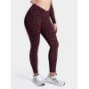 imageSunzel Butt Lifting Scrunch Leggings for Women with Pockets No Front Seam Crossover Workout Booty Yoga Pants Tummy ControlLeopard Chocolate Brown