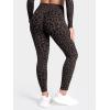 imageSunzel Butt Lifting Scrunch Leggings for Women with Pockets No Front Seam Crossover Workout Booty Yoga Pants Tummy ControlLeopard Seal Brown