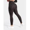imageSunzel Butt Lifting Scrunch Leggings for Women with Pockets No Front Seam Crossover Workout Booty Yoga Pants Tummy ControlLeopard Seal Brown