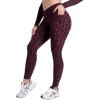 imageSunzel Butt Lifting Scrunch Leggings for Women with Pockets No Front Seam Crossover Workout Booty Yoga Pants Tummy ControlLeopard Chocolate Brown