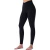imageSunzel Sunzfly Workout Leggings for Women Tummy Control Compression Workout Gym Yoga Pants High Waist ampamp No Front Seam LycraBlack