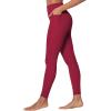 imageSunzel Sunzfly Workout Leggings for Women Tummy Control Compression Workout Gym Yoga Pants High Waist ampamp No Front Seam LycraScarlet Red