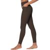 imageSunzel Sunzfly Workout Leggings for Women Tummy Control Compression Workout Gym Yoga Pants High Waist ampamp No Front Seam LycraSeal Brown