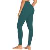 imageSunzel Sunzfly Workout Leggings for Women Tummy Control Compression Workout Gym Yoga Pants High Waist ampamp No Front Seam LycraForest Green