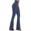 imageSunzel High Waisted Mini Flare Leggings for Women Workout Bootcut Flared Yoga Pants with Tummy Control for Casual GymAsh Blue