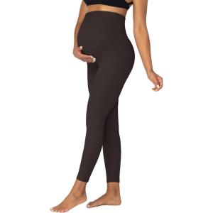 image:imageSunzel Sunzfly Maternity Leggings for Women Over The Belly Buttery Soft Pregnancy Yoga Pants for Fall Winter Workout LoungeSeal Brown