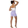 image:imageSunzel Crossover Biker Shorts for Women No Front Seam V High Waist Yoga Workout Gym Shorts with Tummy ControlLilac