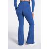 image:imageSunzel Flare Leggings for Women with Pockets Crossover Yoga Pants with Tummy Control High Waisted and Wide Leg Side PocketsClassic Blue