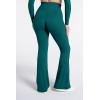 image:imageSunzel Flare Leggings for Women with Pockets Crossover Yoga Pants with Tummy Control High Waisted and Wide Leg Side PocketsForest Green