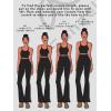 image:imageSunzel Flare Leggings for Women with Pockets Crossover Yoga Pants with Tummy Control High Waisted and Wide Leg Side PocketsLilac