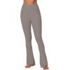 image:imageSunzel High Waist Mini Flared Leggings for Women Tummy Control Casual Flare Yoga Pants for Yoga Workout GymDesert Taupe