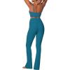 image:imageSunzel High Waist Mini Flared Leggings for Women Tummy Control Casual Flare Yoga Pants for Yoga Workout GymLyons Blue