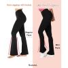 image:imageSunzel High Waist Mini Flared Leggings for Women Tummy Control Casual Flare Yoga Pants for Yoga Workout GymRose Pink