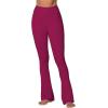 image:imageSunzel High Waist Mini Flared Leggings for Women Tummy Control Casual Flare Yoga Pants for Yoga Workout GymSangria