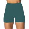 image:imageSunzel Womens Invisible Butt Scrunch Shorts High Waisted Biker Shorts Gym Workout Yoga Running Shorts with Tummy ControlForest Green