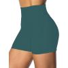 image:imageSunzel Womens Invisible Butt Scrunch Shorts High Waisted Biker Shorts Gym Workout Yoga Running Shorts with Tummy ControlForest Green