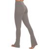 image:imageSunzel High Waist Mini Flared Leggings for Women Tummy Control Casual Flare Yoga Pants for Yoga Workout GymDesert Taupe
