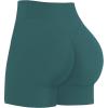 image:imageSunzel Womens Invisible Butt Scrunch Shorts High Waisted Biker Shorts Gym Workout Yoga Running Shorts with Tummy ControlForest Green