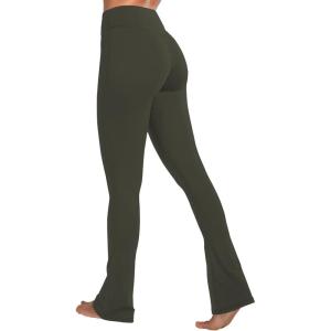 image:imageSunzel High Waist Mini Flared Leggings for Women Tummy Control Casual Flare Yoga Pants for Yoga Workout GymForest Night