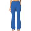 image:imageSunzel Sunzfly Womens Mini Flare Leggings with Pockets High Waisted Tummy Control Yoga Pants Bootcut Workout Gym CasualClassic Blue