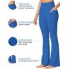 image:imageSunzel Sunzfly Womens Mini Flare Leggings with Pockets High Waisted Tummy Control Yoga Pants Bootcut Workout Gym CasualClassic Blue