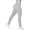 image:imageSunzel Scrunch Butt Lifting Leggings for Women High Waisted Seamless Workout Leggings Gym Booty Tights Tummy Control Yoga Pants Silver Gray
