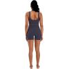 image:imageSunzel Sunlissia Hidden Butt Lifting Scrunch Biker Shorts Women Crossover High Waist Workout Shorts with Tummy ControlAsh Blue