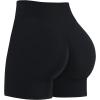 image:imageSunzel Sunlissia Hidden Butt Lifting Scrunch Biker Shorts Women Crossover High Waist Workout Shorts with Tummy ControlBlack