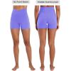 image:imageSunzel Sunlissia Hidden Butt Lifting Scrunch Biker Shorts Women Crossover High Waist Workout Shorts with Tummy ControlPeriwinkle