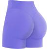 image:imageSunzel Sunlissia Hidden Butt Lifting Scrunch Biker Shorts Women Crossover High Waist Workout Shorts with Tummy ControlPeriwinkle