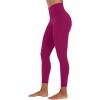 image:imageSunzel Butt Lifting Scrunch Leggings for Women with Pockets No Front Seam Crossover Workout Booty Yoga Pants Tummy ControlSangria