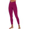 image:imageSunzel Butt Lifting Scrunch Leggings for Women with Pockets No Front Seam Crossover Workout Booty Yoga Pants Tummy ControlSangria