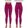 image:imageSunzel Butt Lifting Scrunch Leggings for Women with Pockets No Front Seam Crossover Workout Booty Yoga Pants Tummy ControlSangria