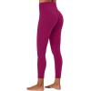 image:imageSunzel Butt Lifting Scrunch Leggings for Women with Pockets No Front Seam Crossover Workout Booty Yoga Pants Tummy ControlSangria
